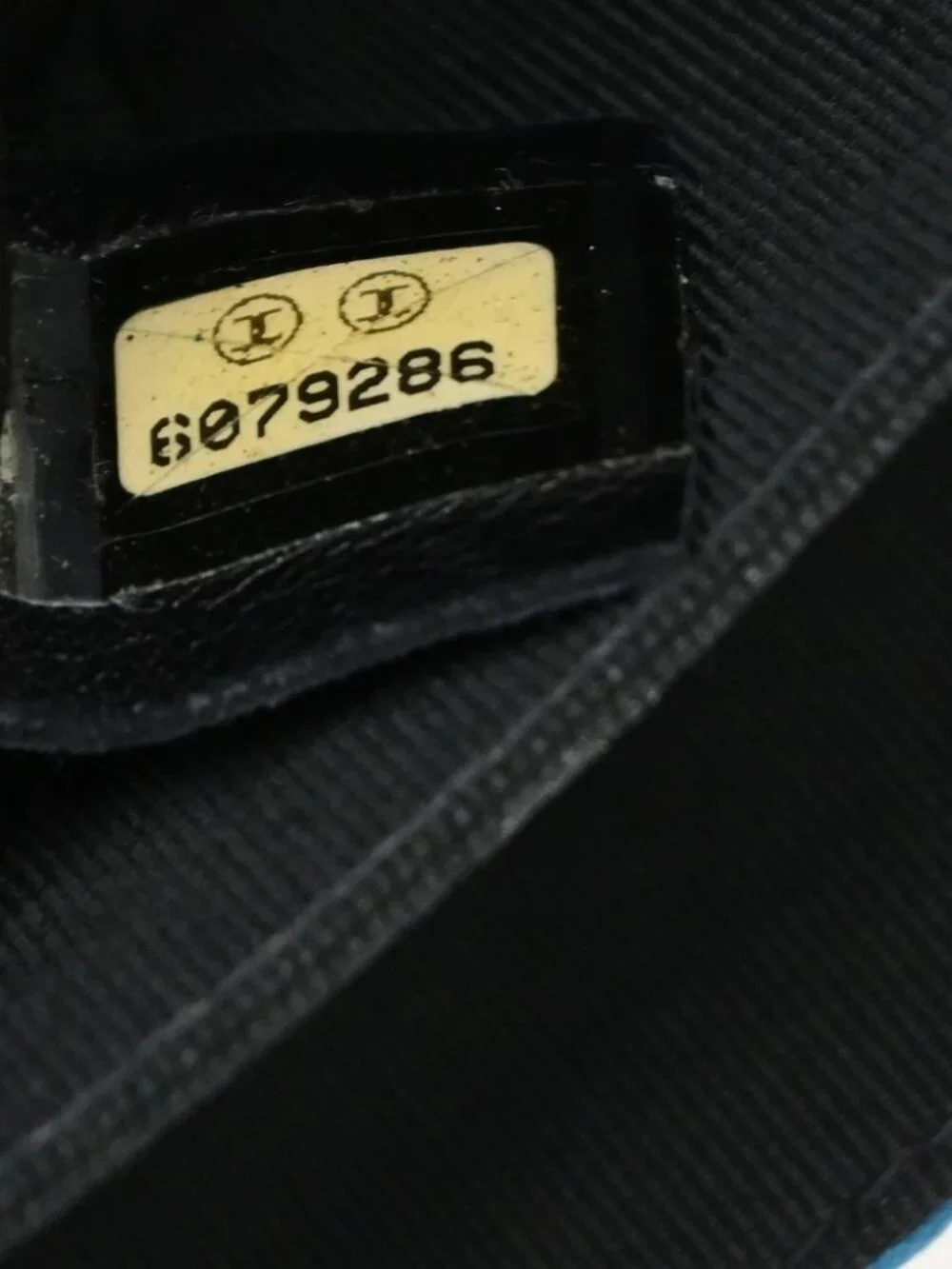CHANEL CC Logo 2.55 Reissue Chocolate Bar Shoulder Bag Canvas Black